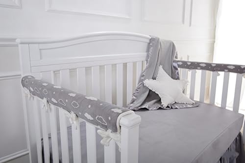 Image of American Baby Company Fleece Blanket (30 inch x 40 inch) with Silk-Like Satin Trim, Soft, Warm & Cozy, Gray, for Boys and Girls, Perfect for Baby Carrier, Stroller, Travel and Gifting