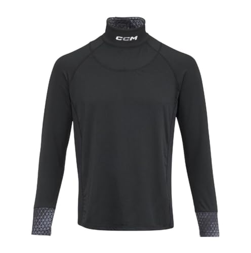 T-shirt anti-coupures CCM manches longues pour vos entraînements intenses de hockey sur glace