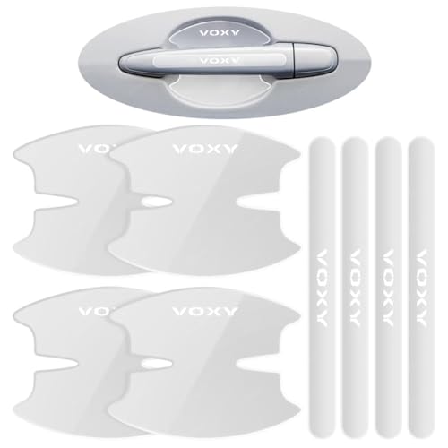 ドアハンドル プロテクター ヴォクシー 全シリーズ適用 ドアノブカバー ドア ガイド 塗装保護 傷防止 ひっかき傷 保護フィルム アクセサリー 透明材質 外装 シール パーツ 簡単取り付け 4個セット (ヴォクシー)