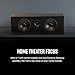 Polk Audio T30 Home Theater Center Channel Speaker - Vocal Clarity, Deep Bass Response, Dolby and DTS, Single, Black