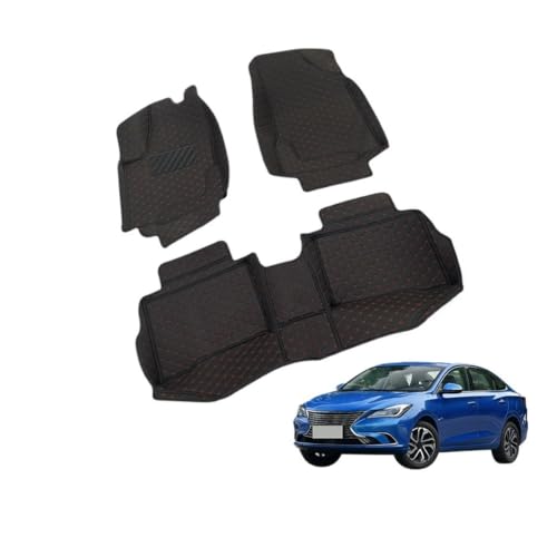 Tapis de sol intérieur automobile Changan Eado EV 2019-2021 avec tapis de coffre