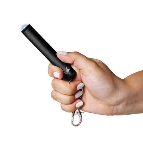 Mini Stun Gun for Self Defense, Smallest Stun Gun for Women, Keychain-Friendly, LED Flashlight,