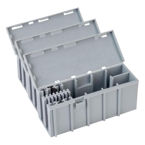 Image of WAGO WAGOBOX Classic Junction Box, Suitable for WAGO 222 & 773 Series Grey, Pack of 3