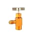 Qiilu Robinet Décapsuleur Réfrigérant Valve Ouvre-bouteille pour R-134a R-134 AC Robinet de réfrigérant 1/2" Acme Valve Thread Tool