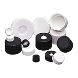 Wheaton Science Products 240230-01 White Polypropylene Microlink Closed-Top Cap with PP/Silicone/PP Liner, 20-400 Cap Size, 2.7