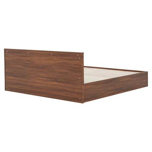 Image of Royaloak Taurian Queen Size Bed with Box Storage | Engineered Wood with Melamine Finish | Strong Base | Durable and Long Lasting | Modern Design