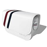 CRODE Golf Ball Bag and Tee Holder with Ball Marker, 3 in 1 Golf Ball Storage Carry Pouch, Premium Leather (2-Ball)