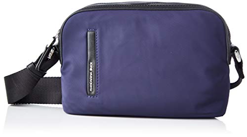Zip Mandarina Duck Hunter, Borsa a Tracolla Donna, Blu (Eclipse), 22x14.5x8.5 (L x H x W)