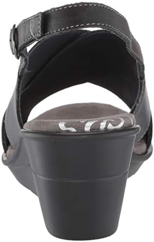 Propét Women's Luna Wedge Sandal, Black, 6 2E US | Image 2