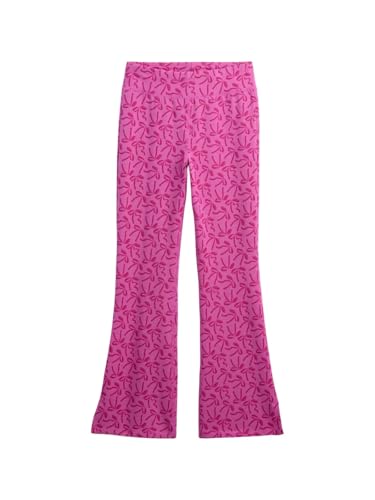 GAP Girls' Flare Legging Pants, Bow Print, XX-Large