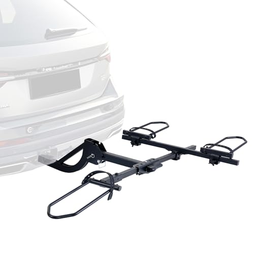 MOONCOOL Folding Hitch Trike Rack 170 lbs, Fits 5" Fat Tires