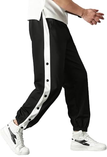 tylxayoxa Men's Sports Trousers, Jogging Trousers, Long Fitness Trousers, Bodybuilding, Strength Training Trousers, Gym Pumper Trousers (Color : Blackb, Size : L)