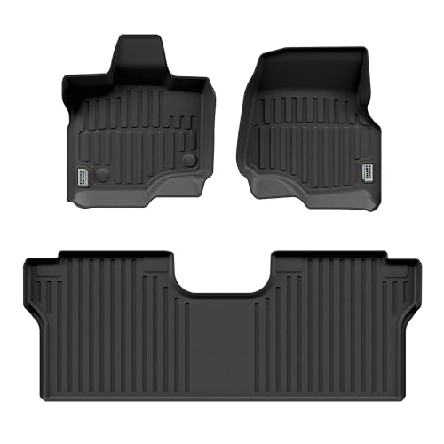 Smart Choice Car Floor Mats Custom fit for 2015-2026 Ford F-150 - Made in USA - Black - Full Set 1st...