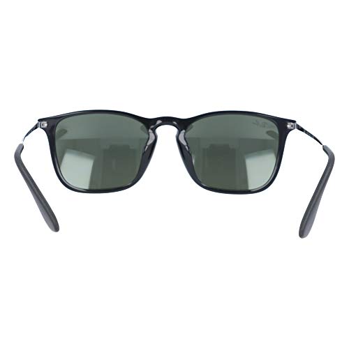 Image of Ray-Ban Chris RB4187F RB4187F 601 /30 54 Sunglasses Light Color Lens Set, Asian Fit, Wellington, Mirror, Men's, Women's