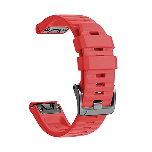 Pulsera de silicona 22mm para entrenar con Garmin Forerunner 945 y Fenix 6 en color Agate