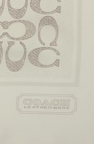 Coach womens Vintage Signature Printed Silk Square Scarf4