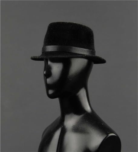 Chapeau de poupée fedora AMITD 1/6 finitions haute fidélité - 3
