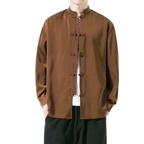 Chemise homme col montant coton finie l'inconfort du col rigide