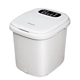 GOQRAQ 足湯 フットバス バケツ 38～45° フットバケツ 蓋付き 空焚き防止 深型 キャスター付き 隠し電源収納 隠れ式排水口 保温機能 41cm 深め シャワーヘッド ヒーター付き 電動ローラー もみ玉 温度調節 加熱機能 ほぐし 持ち運び便利 冷え対策 一年保証