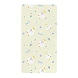 Ajustement universel : nos draps pour bébé mesurent 99,1 x 68,6 x 12,7 cm et s'adaptent parfaitement à la plupart des matelas de berceau et lits d'enfants. Poche profonde de 12,7 cm et tissu extensible, ils garantissent un ajustement confortable et sans plis qui reste bien en place