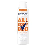 REXONA Desodorante en Aerosol Fresh Citrus, Protección contra el mal olor en todo el cuerpo, 72HR de protección 0%...
