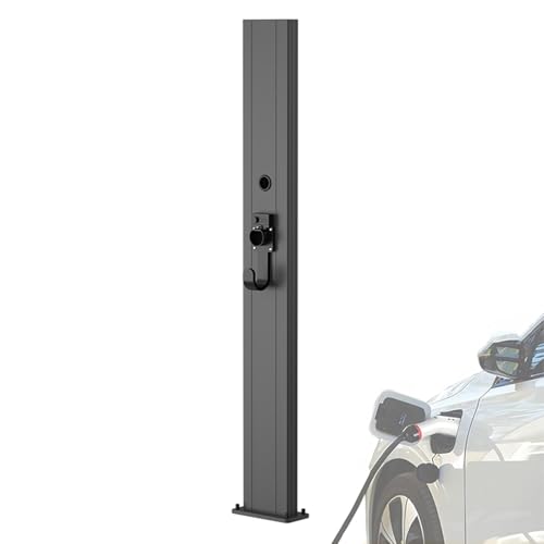 Poteau de support pour borne de recharge de voiture électrique extérieur