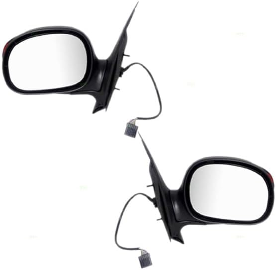 Driver and Passenger Power Side View Mirrors with Signal Replacement for 2001-2003 F150 SuperCrew Cab Pickup Truck