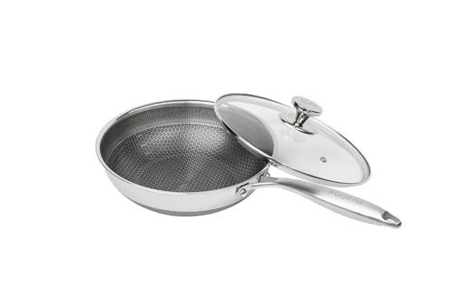 Wok de Acero Inoxidable 26 cm con Tapa de Vidrio miniatura 1