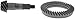 Dorman 697-343 Front Differential Ring and Pinion Compatible with Select Jeep Models