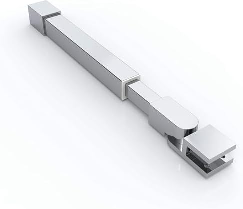 Adjustable Shower Enclosure Ceiling Stabilizer Bar - Supports Glass Thickness 6-10mm, Easy Installation, Durable Design, Perfect for Modern Bathrooms