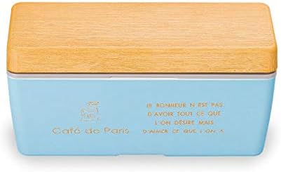 Amazon 正和 Showa 弁当箱 木目 ランチボックス Cafe De Paris ブルー 1段 600ml 仕切り付き Paris 保冷剤付き 日本製 弁当箱 オンライン通販