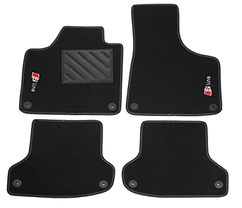 📍Tappeti in Agugliato Polipropene. Moquette industriale resistente, inodore, ignifuga e facile da lavare, con fondo in gomma granulato antiscivolo che amplifica l’aderenza ed impedisce all’acqua di penetrare nell'auto. Garantisce la durata ed un ottimo rapporto qualità prezzo. Battitacco in PVC elettrosaldato sul tappeto lato guidatore per proteggere la zona dei tappetini più sottoposta ad usura. Bordatura perimetrale nera con cucitura a contrasto su ogni tappeto dotata di velcro antiscivolo.