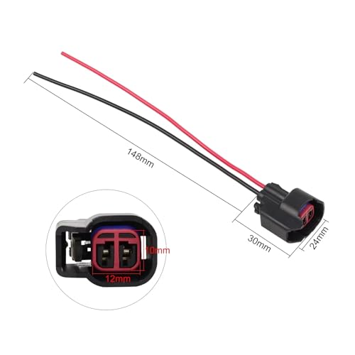 Cable flexible de bobina de encendido compatible con Suzuki EV6 EV14 LS2 LS3 6