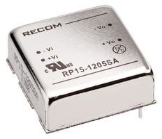 Best Price Square DC/DC Converter, 15W, 12V, Reg