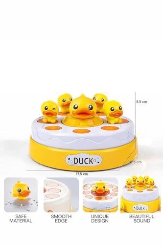 Image of Bouncing Duck Catch Game with Music - Dancing Jumping Duck Toy with Rotating Board, Interactive Catch & Toss Game for Kids & Family | Fun Learning Toy for Toddlers Boys & Girls Age 3+