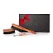 Zilberhaar Basic Beard Brush Kit (Soft Version) 2nd Cut Boar Bristles - Ideal for Stubbles and Short To Medium Beards - Distributes Balm and Oil for Growth and Styling - Comes with Brush Cleaning Tool