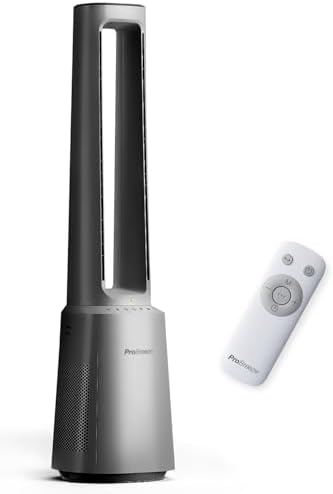 Pro Breeze® OmniAir 41" Bladeless Tower Fan with Air Purifier ...