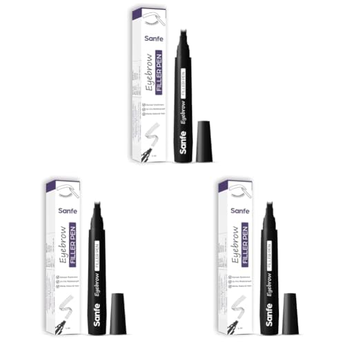 Image of Sanfe Eyebrow Filler Pen | Waterproof Microblading Brow Pen (Pack of 3)