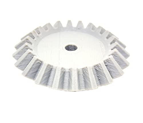 Image of INVENTO 4pcs 3D Printed Plastic Bevel Gear 22 Teeth (58mm dia), 10mm Width, 8mm hole, 2.5 Module for DIY Projects