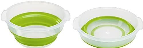 Emsa Basic Salad Spinner, Transparent/Green, 4 L, Green Translucent - Image 5