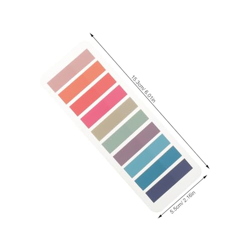 Separadores reposicionables de colores surtidos GALPADA con 2000 pestañas adhesivas índice 2
