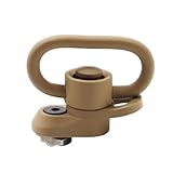 Gotical | 1.25 inch QD Swivel with Rail Attachment Set | Base fits Rail with Clever Hole for Snap Clip Hook | Durable