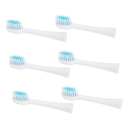 Hemobllo 6 piezas Cabezales Repuestos para Cepillo Eléctrico Compatible con X Q Q X- Recambio Oral con Cerdas Suaves para Limpieza Efectiva Fácil Almacenaje y Viaje