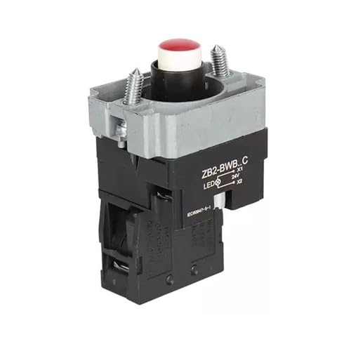 Base de bouton-poussoir lumineux ZB2BWB61C bleu pour commande électrique