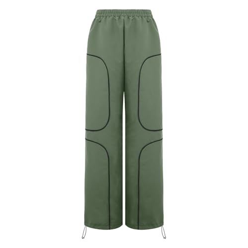 Pantalon taille élastique femme imperméable à jambes larges - 5