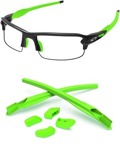 PapaViva イヤーソック ノーズパッド フラック2.0 For Oakley Flak 2.0 XL - グリーン