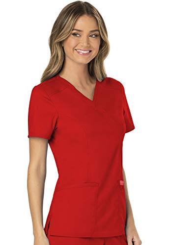 Cherokee womens Mock Wrap Top Mock Wrap Top (pack of 1)
