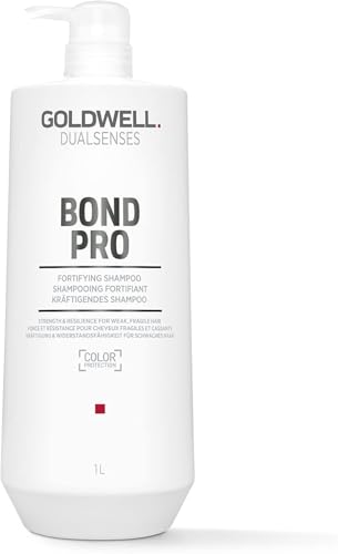 Goldwell Dualsenses Bond Pro Fortifying Shampoo for Fragile, Damaged Hair, Strengthening with microPROtec Complex, 1000ml