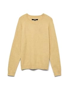 VERO MODA Knitted Pullover VMDOFFY Pullover, Golden Spice, L