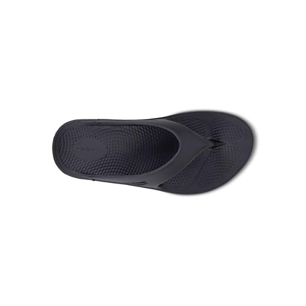 OOFOS-OOriginal-Sandal-Lightweight-Recovery-Footwear-Reduces-Pressure-on-Feet-Joints-Back-Machine-Washable OOFOS OOriginal Sandal, Black - Men’s Size 12, Women’s Size 14 - Lightweight Recovery Footwear - Reduces Stress on Feet, Joints & Back - Machine Washable